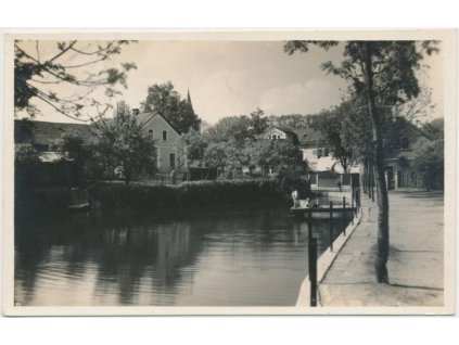 44 - Pardubicko, Horní Jelení, Rybník "Na Prádle", Grafo Čuda, ca 1938