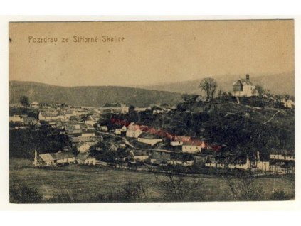 50 - Praha - východ, Stříbrná Skalice, celkový pohled, cca 1921