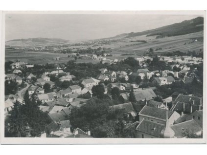 73 - Zlínsko, Valašské Kloubouky, celkový pohled, Grafo Čuda, ca 1940