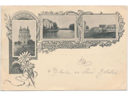 50 - Praha - východ, Stará Boleslav, 3 - záběrová koláž, cca 1899