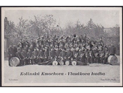 29 - Kolínsko, Kolínská Kmochova-Vlasákova hudba, cca 1925