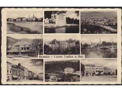 53 - Přerovsko, Hranice, Lázně Teplice nad Bečvou, části obce, cca 1941
