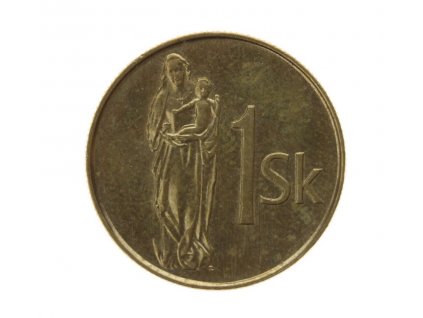 Slovensko, mince  1 K, 1995, stav 0/0