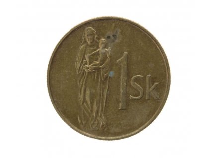 Slovensko, mince  1 K, 1995, stav 1/1