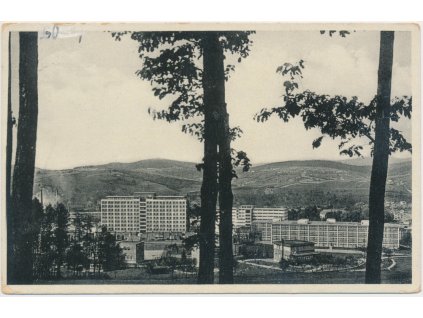 73 - Zlín, pohled na město a Společenský dům, cca 1938