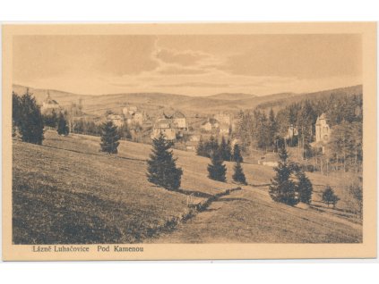 73 - Zlínsko, Luhačovice, Pod Kamenou, celkový pohled, cca 1930