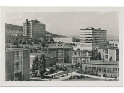 73 - Zlín, Masarykovy školy, Fototypia Vyškov, cca 1939