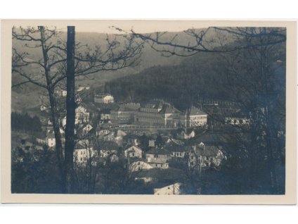 73 - Zlínsko, Luhačovice, pohled na město, Ozdravovna "Arko", cca 1930