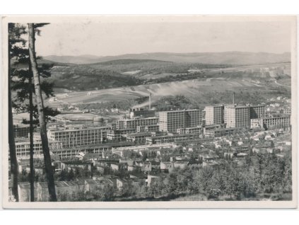 73 - Zlín, pohled na Baťovy závody a.s., Grafo Čuda, cca 1940