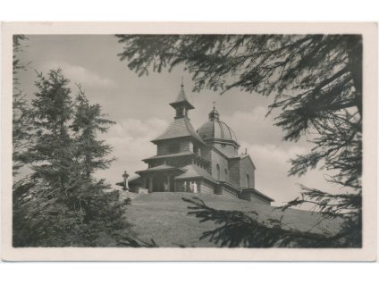 71 - Vsetínsko, kaple na Radhošti, Fototypia Vyškov...