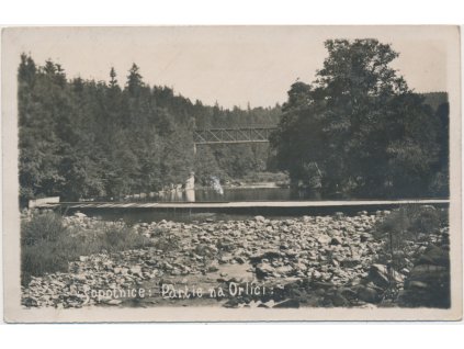 70 - Orlickoústecko, Sopotnice, partie na Orlici, cca 1930