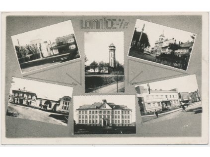 58 - Semilsko, Lomnice nad Popelkou, 6 - ti záběr dominant, cca 1940