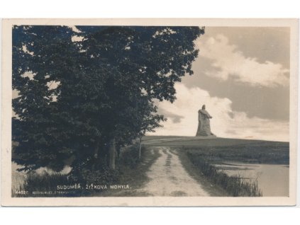 60 - Strakonicko, Sudoměř, partie u Žižkovy mohyly, cca 1935