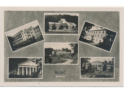 Slovensko, Sliač Kúpele, 6 - ti záběr dominant, cca 1932