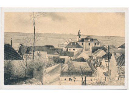 27 - Kladensko, Lidice, pohled na obec z jižní strany