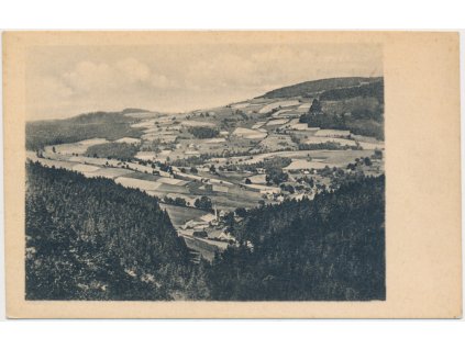 57 - Rychnovsko, Deštné, Dříš s Horskou boudou Panoramou...