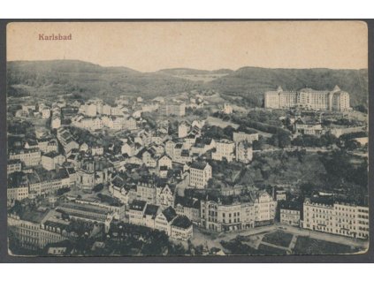 25 - Karlovy Vary (Karlsbad), celkový pohled, nakl. Fritz, cca 1925