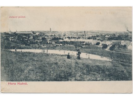 31 - Kutná Hora, celkový pohled na město, cca 1909