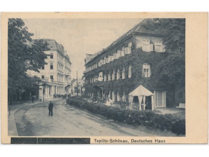 65 - Teplice, Deutsches Haus, cca 1925