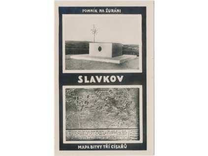 72 - Vyškovsko, Slavkov, 2 - záběr, pomník na Žuráni...