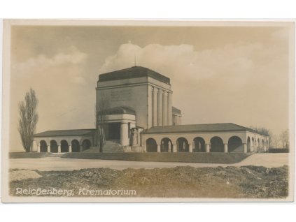 32 - Liberec - Reichenberg, partie u krematoria, nákl. A. Rössler