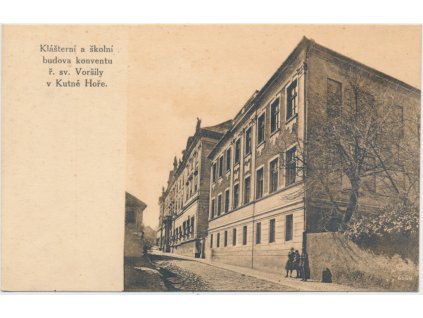31 - Kutná Hora, Klášterní a školní budova konventu ř. sv. Voršily,  1938