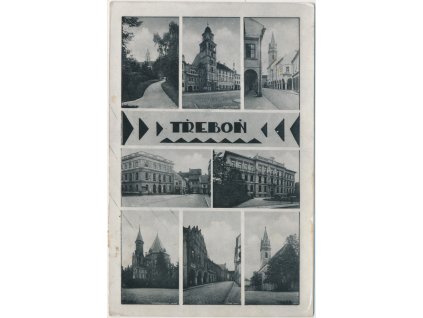 24 - Jindřichohradecko, 8 - mi záběr dominat města, cca 1939