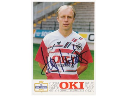 Kadlec Miroslav, kopaná reprezentant, sběratelská karta s podpisem