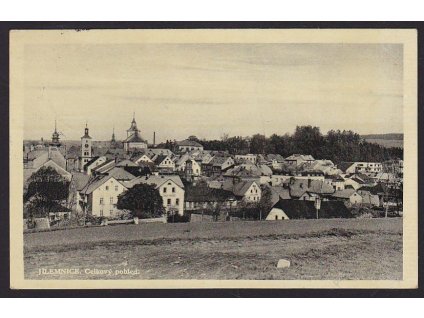 58 - Semilsko, Jilemnice, celkový pohled, nakl. Skřivan, cca 1939