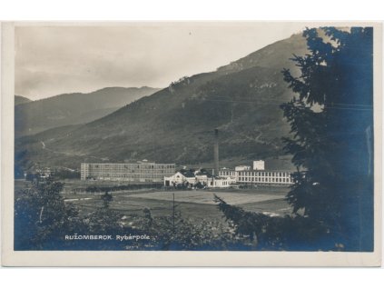 Slovensko, Ružomberok, Rybárpole, továrna Texicom, cca 1928