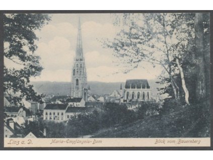 Austria, Upper Austria, Linz, Cathedral of the Immaculate Conception, cca 1906