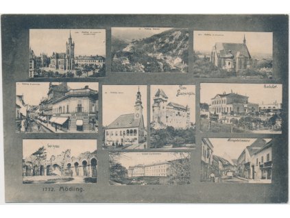 Rakousko, Modling, 9 - ti záběr dominant města, cca 1900