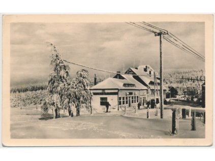 65 - Teplicko, Moldava - Krušné hory , Hotel Hranice, cca 1953