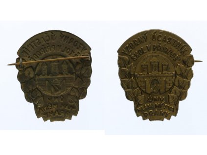 ČSR, Vzorný účastník škol v přírodě, plech, zavírací jehla