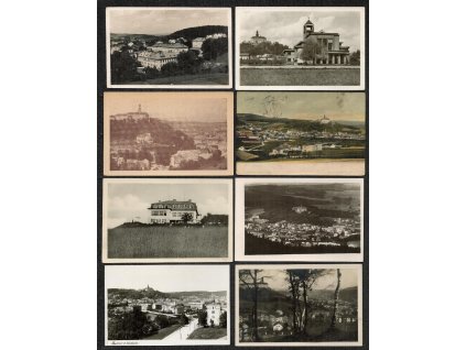 38 - Náchod, sestava 16 - ti ks pohlednic, prošlé i neprošlé poštou