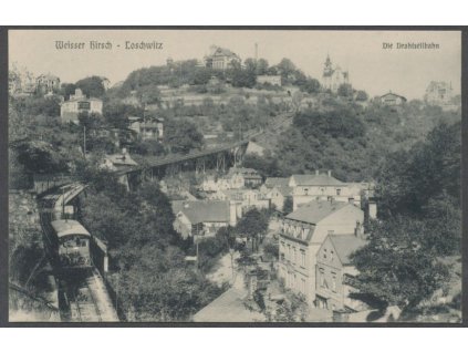 Germany, Dresden, Loschwitz, overview, publ. Köhler, cca 1906