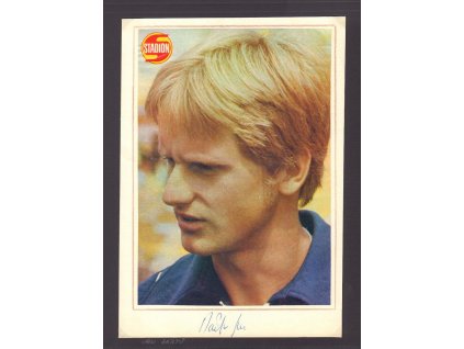 Bártů Jan (1955), český moderní pětibojař, sběratelský list s podpisem