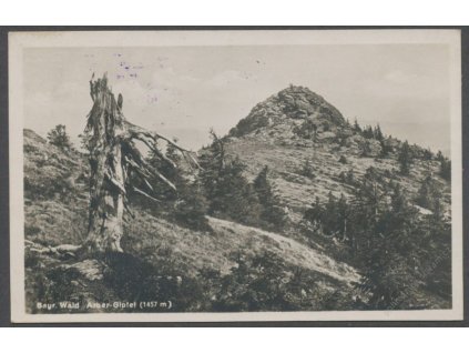 Germany, Bavaria, Bavarian Forest, Arber summit, publ. Riffelmacher, cca 1929