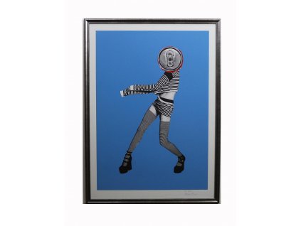 Kopejtková Jitka (1973), Modrá Coca-Cola, autorská serigrafie