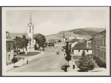 Slovensko, Dolný Kubín, uvnitř města, nakl. Tatran, cca 1950