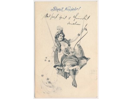 Prosit Neujahr!, Šťastný Nový rok, cca 1906