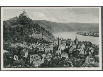 Germany, Rhein-Lahn-Kreis, Braubach and Marksburg, publ. Hoursch & Bechstedt, cca 1930