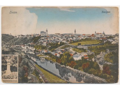 74 - Znojmo, celkový pohled na město, cca 1927