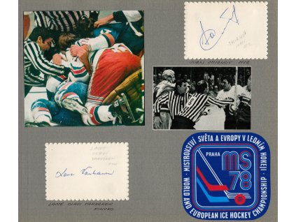 Hokej, MS 1978, podpisy rozhodčích, Smirnov Jurij a Vanhanen Lasse