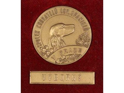 ČSSR, AE medaile za první místo, Spolek chovatelů lov. spanielů Praha