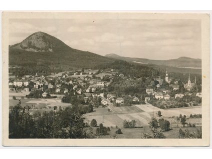 11, Českolipsko, Nový Bor, celkový pohled, cca 1951