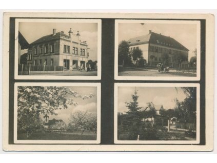 22 - Jičínsko, Chomutice, 4 - záběr dominant, cca 1948