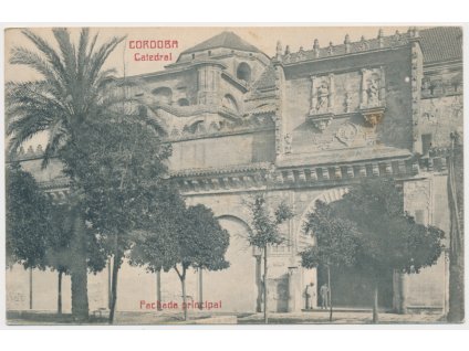 Španělsko, Cordoba, Catedral, Fachada principal, cca 1908