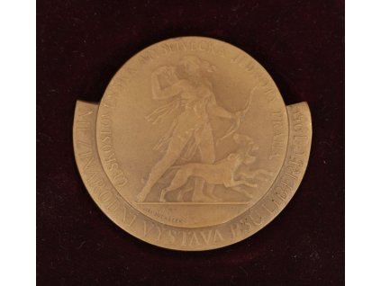 ČSSR, AE plaketa Výstava mysliveckých psů Liberec, 1959, stav 1/1