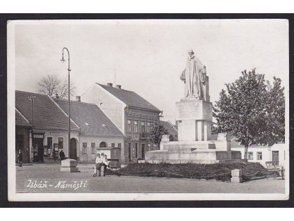 22- Jičínsko, Libáň, náměstí, ca 1935